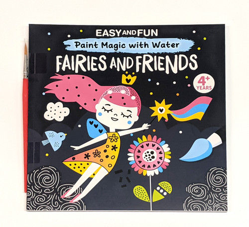 2 Pack - Fairies & Friends Paint Magic With Water-Softcover - B1241748 - 97816412417489781641241748