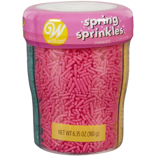 2 Pack Wilton Jimmies Sprinkle Mix-Easter, 3 Cell -W000680C - 070896128102