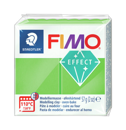 6 Pack Fimo Effect Neon Polymer Clay 2oz-Neon Green -EF8010-501 - 4007817064030