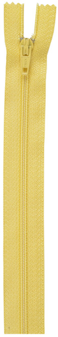3 Pack Coats All-Purpose Plastic Zipper 12"-Sun Yellow F72 12-7250