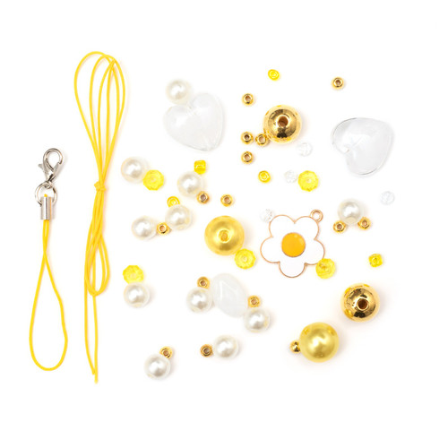 Bead It DIY Phone Charm Kit-Flower, 50 Pieces - 34015236