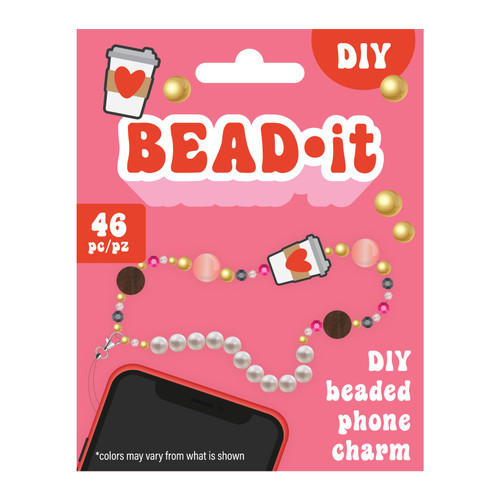 Bead It DIY Phone Charm Kit-Coffee, 46 Pieces 34015258 - 718813979146