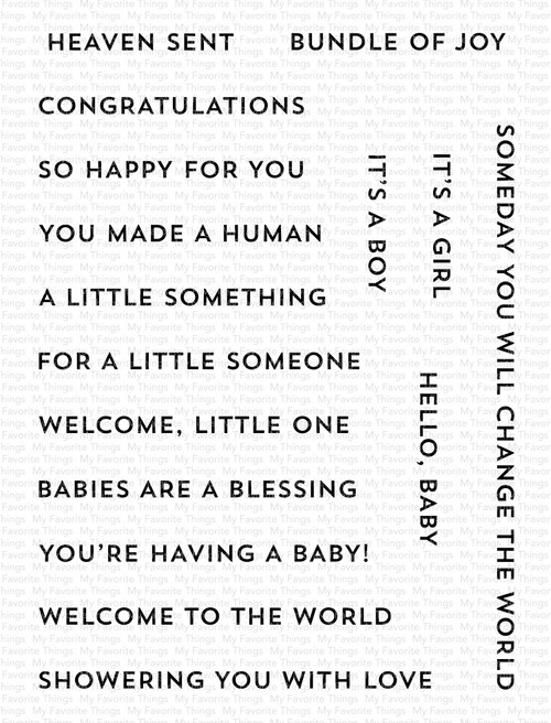 My Favorite Things Clear Stamps 3"X4"-Itty Bitty Baby CS632 - 849923044339