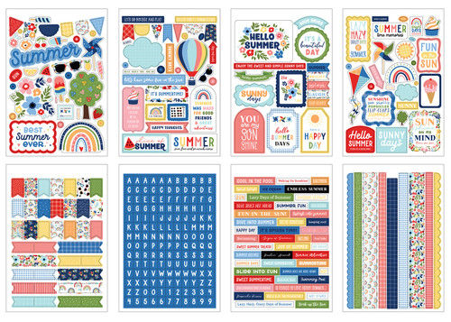 Echo Park Sticker Book-My Favorite Summer - YS273029 - 793888018563