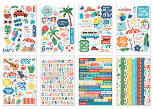 Echo Park Sticker Book-Endless Summer - ES274029 - 793888019768