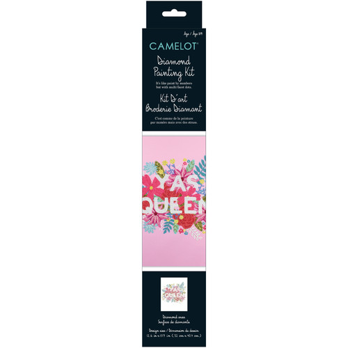 Camelot Dots Diamond Art Kit 12.6"X15.9"-Yas Queen - 50210070 - 678361121070