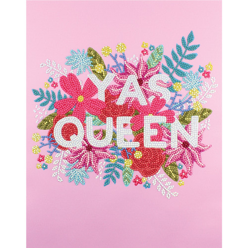 Camelot Dots Diamond Art Kit 12.6"X15.9"-Yas Queen - 50210070 Camelot Dots Diamond Art Kit 12.6"X15.9"-Yas Queen - 50210070