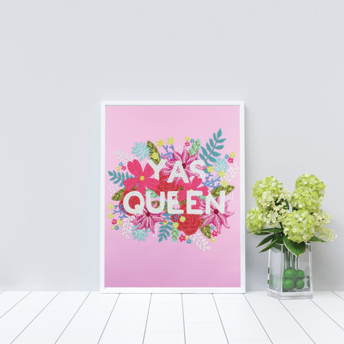 Camelot Dots Diamond Art Kit 12.6"X15.9"-Yas Queen - 50210070 Camelot Dots Diamond Art Kit 12.6"X15.9"-Yas Queen - 50210070