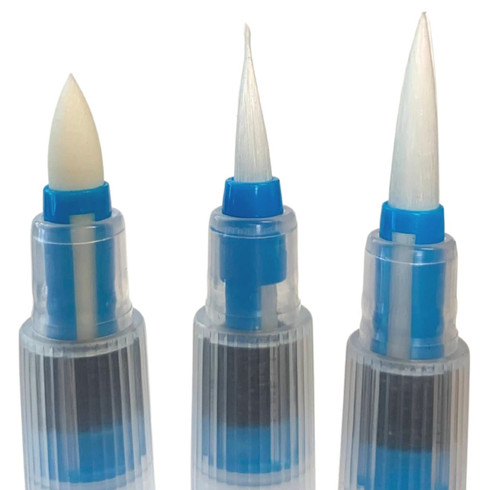 Niji Waterbrush Set 3/Pkg-KWBP12, KWBP15 & KWBP30 - KWBPSET