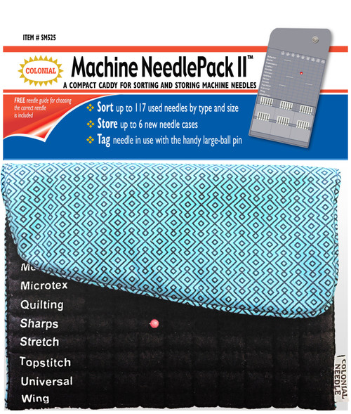 Colonial Needle Machine Needle Pack II-Assorted Colors - SM525-Z - 091955191127