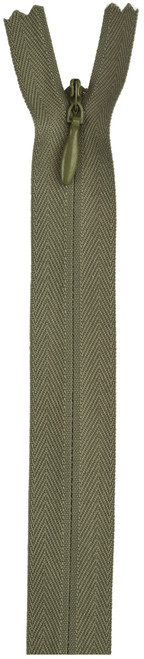 Coats Invisible Zipper 7" To 9"-Olive F84 9-444