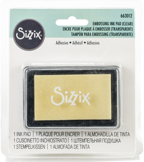 Sizzix Embossing Ink Pad-Clear S663012 - 630454248750