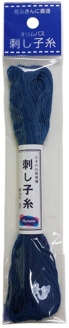 Olympus Sashiko Cotton Thread 22yd Solid-Cobalt Blue ST20SP-10 - 4971451296570