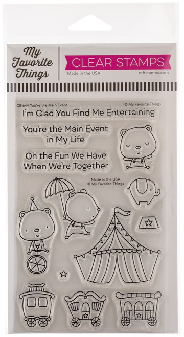 My Favorite Things Clear Stamps 4"X6"-You're The Main Event CS644 - 849923044988