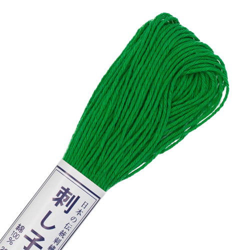Olympus Sashiko Cotton Thread 22yd - Solid-Viridian Green - ST20SP-26