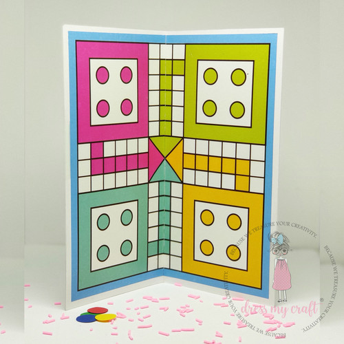 Dress My Craft Transfer Me Sheet A4-Ludo MCDP4479
