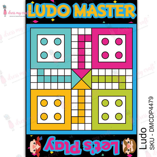 Dress My Craft Transfer Me Sheet A4-Ludo - MCDP4479