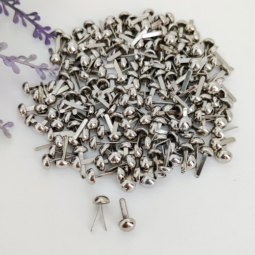 Dress My Craft Mini Brads 6mm 50/Pkg-Chrome - MCFA3715 Dress My Craft Mini Brads 6mm 50/Pkg-Chrome - MCFA3715