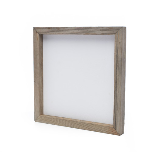 Hampton Art Wooden Frame 10"X10"-Rustic White -HW1641