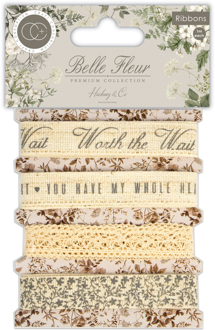 Craft Consortium Lace Ribbon Pack-Belle Fleur CCRBN001 - 5060921930256