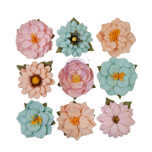 Prima Marketing Mulberry Paper Flowers-Tea Lover/Peach Tea FG658663 - 655350658663