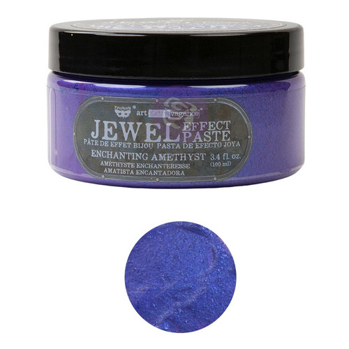 Finnabair Art Extravagance Jewel Texture Paste 100ml Jar-Enchanting Amethyst AE969028 - 655350969028