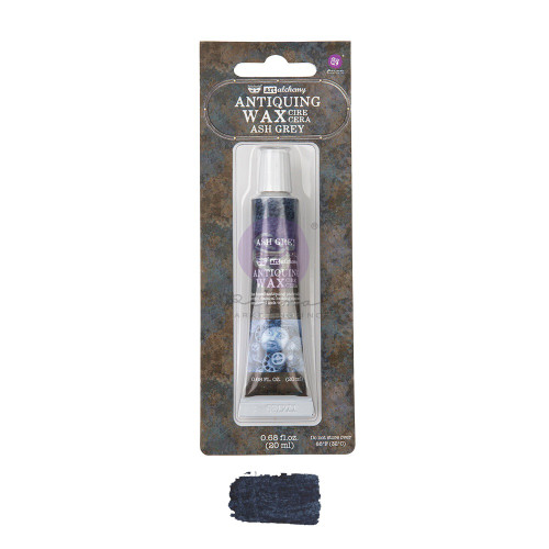 Finnabair Art Alchemy Antiquing Wax .68 Fluid Ounce-Ash Grey AA969080 - 655350969080