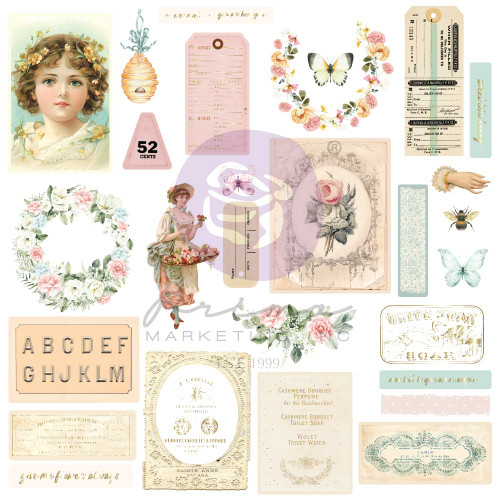 Miel By Frank Garcia Cardstock Ephemera 28/Pkg-Shapes, Tags, Words, Foiled Accents FG998103 - 655350998103