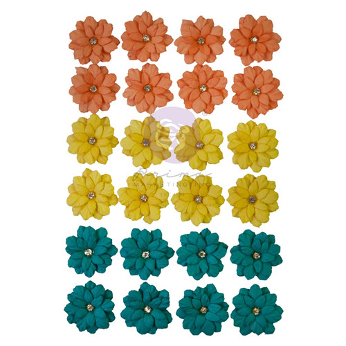 Prima Marketing Mulberry Paper Flowers-Petite Thoughts/Majestic P658519 - 655350658519