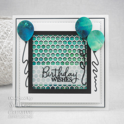Creative Expressions Craft Dies By Sue Wilson-Background Collection Hexagon CED7133 - 5055305970065