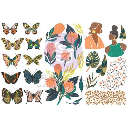 Majestic Rub-On Transfers 6"X12" 3/Sheets- - P656386 - 655350656386