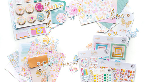 PinkFresh Puffy Stickers-Happy Heart PFHP7422