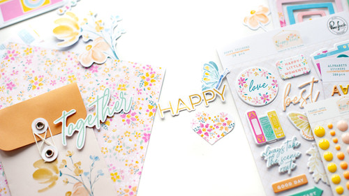 PinkFresh Puffy Stickers-Happy Heart PFHP7422