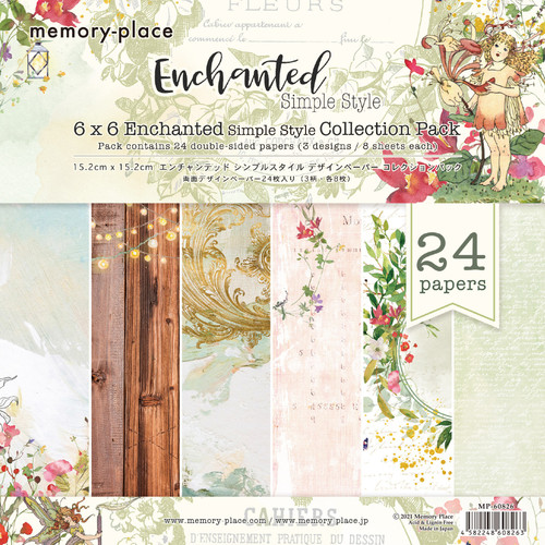 Memory Place Double-Sided Paper Pack 6"X6" 24/Pkg-Simple Style Enchanted MP-60826 - 4582248608263