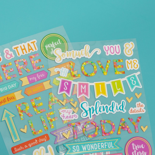Paige Evans Splendid Thickers Stickers -This & That Phrase PE003780 - 718813910927