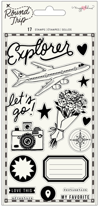 Maggie Holmes Round Trip Clear Stamps 17/Pkg- - MH013600