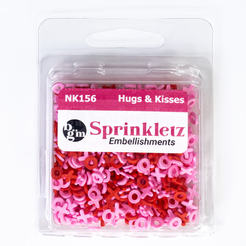 Buttons Galore Sprinkletz Embellishments 12g-Hugs & Kisses -BNK-156 - 840934009584