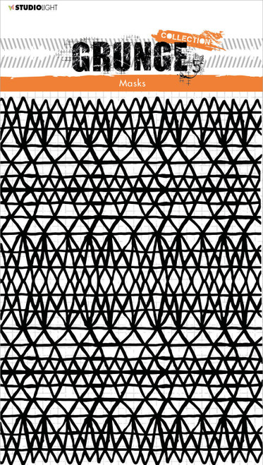 Studio Light Grunge 8.25"X5.82" Stencil-Nr. 97, Macrame GRMASK97