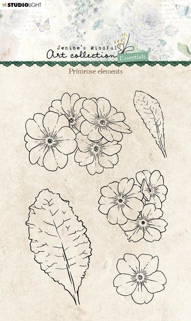 Studio Light Essentials Clear Stamps-Nr. 139, Primrose Elements JMAES139