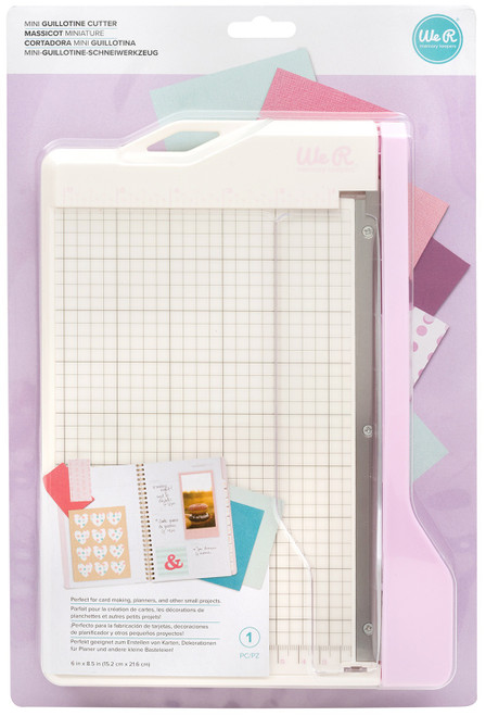 We R Memory Keepers Mini Guillotine Paper Cutter-Lilac WR600586 - 633356633181