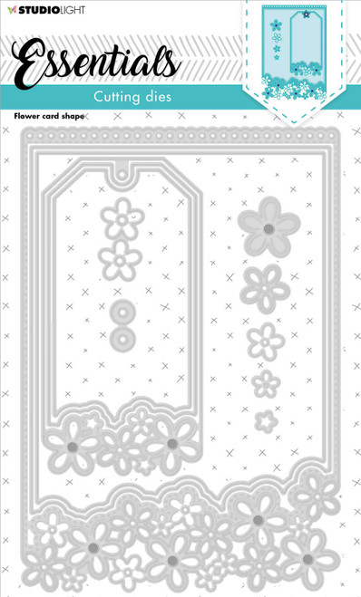 Studio Light Essentials Cutting Die -Nr. 181, Flower Cardshape ESCD181