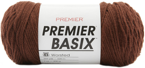 Premier Basix Yarn-Mahogany 1115-71 - 840166810743