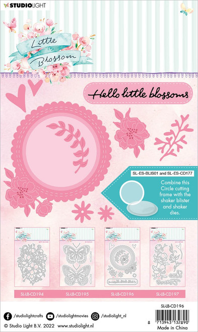 Studio Light Little Blossom Cutting Die-Nr. 196, Hello Flowers LBCD196