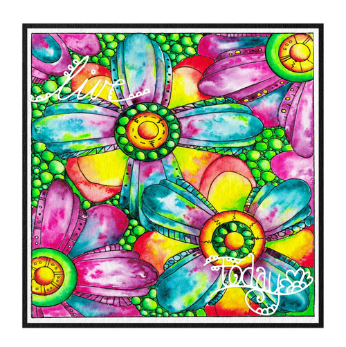 Studio Light Mindful Moodling Clear Stamp-Nr. 193, Lovely Florals STAMP193 - 8713943132654