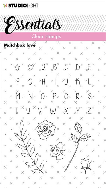 Studio Light Essentials Clear Stamp-Nr. 142, Matchbox Love SLSTM142