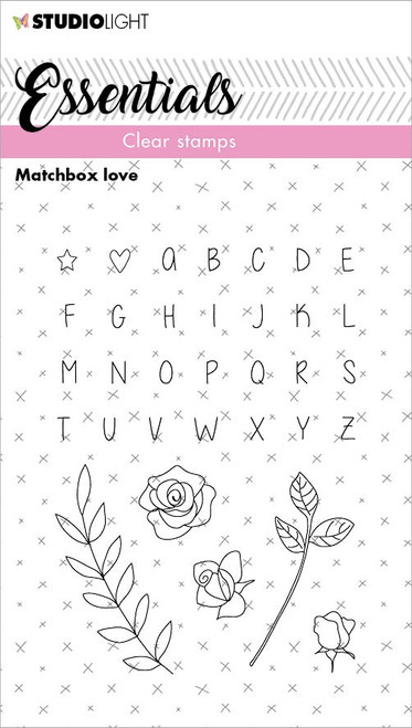 Studio Light Essentials Clear Stamp-Nr. 142, Matchbox Love - SLSTM142