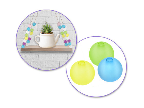 Craft Medley Round Plastic Beads 28g-10mm Frosted - BD488-B Craft Medley Round Plastic Beads 28g-10mm Frosted - BD488-B