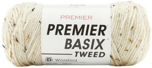 Premier Basix Tweed Yarn-Cream Tweed - 2003-03 - 840166815199