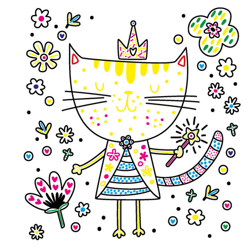 Fairies & Friends Paint Magic With Water-Softcover - B1241748