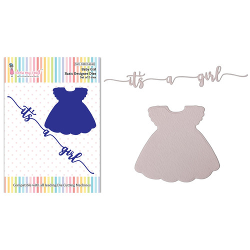 Dress My Craft Basic Designer Dies-Baby Girl DMCD4840